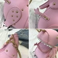 thumbnail image 5 of Kukuzhu Hobo Bag for Women PU Leather Shoulder Crossbody Bag Totes Fashion Dinosaur Shaped Purse Satchels with Chain, 5 of 6