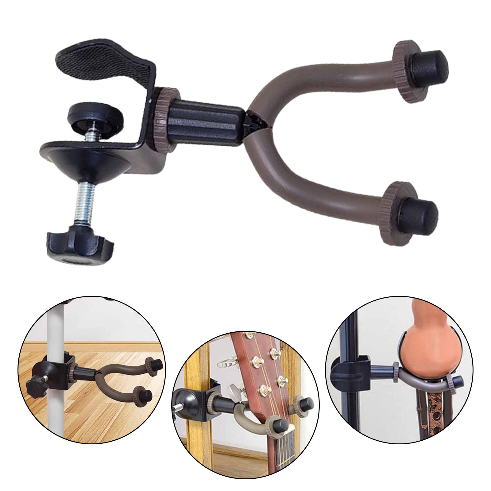 MERIGLARE Music Stand Extension Rack Mic Stand Guitar Hanger Heavy Duty Lightweight Accessories Attachment for Schools Home Suona Bows style 2
