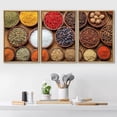 thumbnail image 2 of wall26 Framed Canvas Print Wall Art Set Wood Bowl Peppercorn Nut Herb Spice Variety Food Kitchen &amp; Cooking Photography Realism Decorative Colorful for Living Room, Bedroom, Office - 24"x36&q, 2 of 5