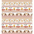 thumbnail image 3 of Ambesonne Ethnic Duvet Cover Sets, Geometrical Borders Art, 2-King, Red Marigold and White, 3 of 7