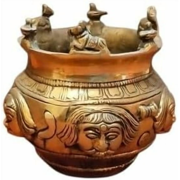 brass shivling with nandi pot for pooja / home décor/ gift item