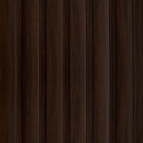 MG-1001 Large Slats Wenge Polystyrene Wood Slat Walls (73.5 Sq.ft / Pack) - 10 Pieces