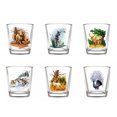 thumbnail image 4 of STP GOODS Hunting 7-Piece Glass Decanter and Shot Glasses Set 1.7 fl oz (50 ml) for 6 Clear Liqueur Glass for Whiskey Vodka Tequila Barware Vintage Decanter Set Retro Glassware, 4 of 8