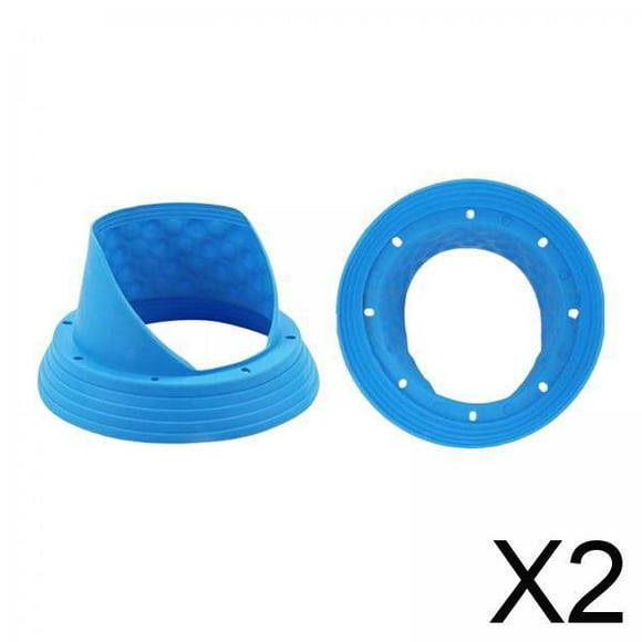 Deflector De Silicona Para Altavoz De Coche (2 X 2 X 6,5 Pulgadas), Resistente Al Agua Y Al Polvo, Color Azul