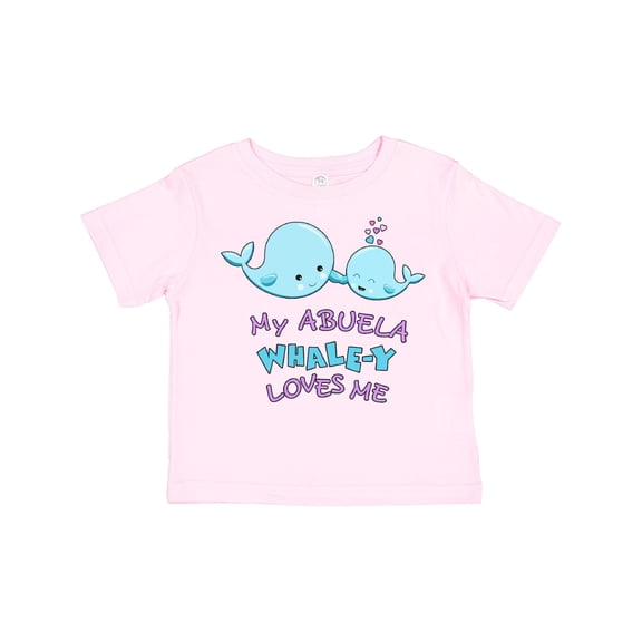 Inktastic My Abuela Whale-y Loves Me Boys or Girls Toddler T-Shirt