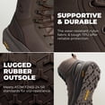 thumbnail image 5 of NORTIV 8 Steel Toe Work Boots for Men Waterproof Slip Resistant Safety Construction Boots Metrostrike-Nano, 5 of 10