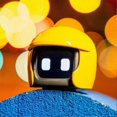 thumbnail image 3 of 1pcs Interactive Robot Car Mounted Robot Toys Cute Helmet Car Toys Desk Decor Black, 3 of 4