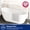 White, variant on Arm & Hammer Sensory Touch Non Slip Loofah Shower Tub Mat, Quick Drying, 17x30 White