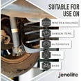 thumbnail image 3 of JENOLITE Rust Remover Gel | Naval Jelly Rust Remover | 34 oz (1 Litre) | Non-Drip Fast Acting Rust Dissolver | Concentrated Strength for Automotive Use, Ideal for Vertical Surfaces, 3 of 5