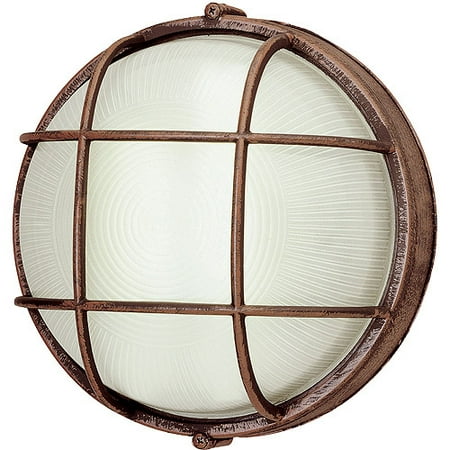BelAire Port Hole Bulkhead 8" Outdoor Light, Rust