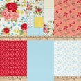 thumbnail image 3 of The Pioneer Woman 21" x 18" Cotton 6 Piece Sweet Rose Fat Quarter Bundle Fabric, Multicolor, 3 of 4