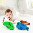 Clockwork Swinging Cartoon Fish Toys,Plastic WindUp Wiggle Fish Toys, Creative WindUp Children