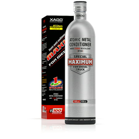 Xado Atomic Metal Conditioner Maximum Heavy Duty Diesel Truck 60K Treatment and Additive for diesel