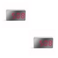 thumbnail image 2 of Injueey LED Reloj eléctrico digital USB Recargable Alarma de Relojes electrónicos Suministros Sala de estar Dormitorio Rojo Type2 NO2 Injueey CBP216968, 2 of 5