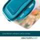 thumbnail image 5 of Juego de recipientes de almacenamiento de alimentos Rachael Ray, 20 piezas, transparente/verde azulado, 5 of 9