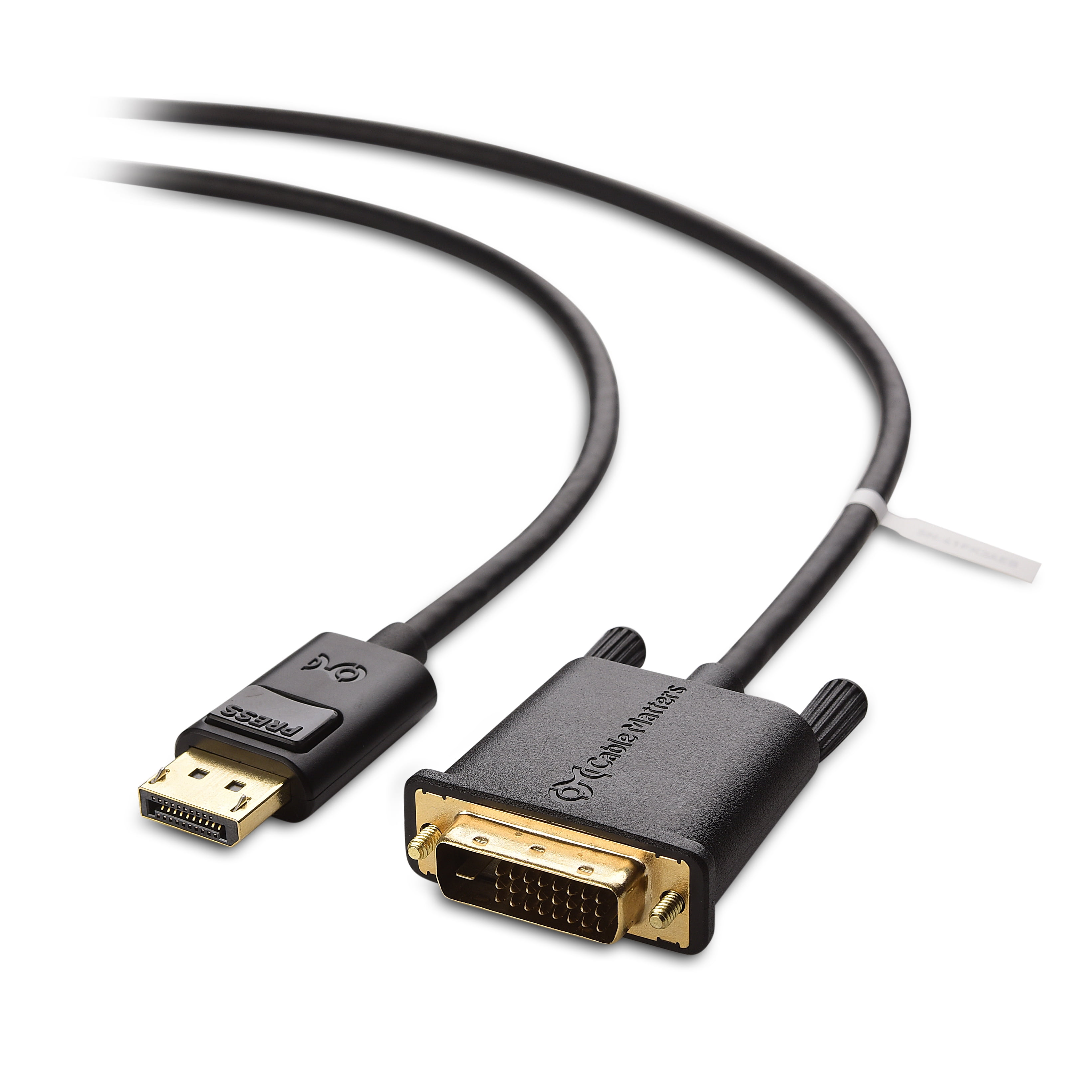 Cable Matters Gold Plated Displayport To Dvi Cable 3 Feet Walmart Com