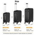 thumbnail image 4 of Hikolayae Rachel Collection Hardside Spinner Luggage Sets in Black, 3 Piece - TSA Lock, 4 of 9