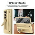 thumbnail image 4 of for Samsung Galaxy Z Fold 7 Case, with Stylus + Stylus Holder + Tempered Glass Screen Protector, All-Inclusive PU Leather Plating PC Hinge Protection Case for Samsung Galaxy Z Fold 7, Gold, 4 of 8