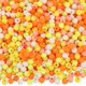 thumbnail image 1 of 1 caja de 1000 cuentas redondas esmeriladas de acrílico mate de 6 mm, bolas pequeñas opacas de color naranja, cuentas espaciadoras sueltas de chicle esmerilado suave., 1 of 6