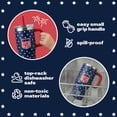 thumbnail image 2 of YAYA My First Travel Tumbler for Preschool & Kids 3+, Insulated Stainless Steel Tumbler with Reusable Silicone Straw & Spill-Proof Lid, Cup Holder Compatible, BPA-Free, 12oz, USA Stars, 2 of 8