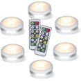 thumbnail image 1 of Puck Lights with Remote, Starxing Wireless Led Under Cupboard Lights, Battery Gift, 1 of 5