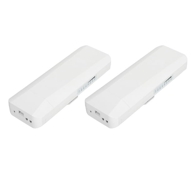 Punto de Puente Inalámbrico Punto A Punto Párro, 5.8g 3 km de Largo Alcance Wi fi Puentes Con Antra de Alta Ganancia de 14dbi, 2 Puerto de Ethernet RJ45 Lan, IP65