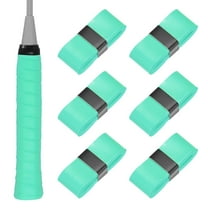 Uxcell 6-Pack Tennis Racket Grip Tape Anti-Slip Sweat Absorbent Tennis Overgrip Grip Tape for Pickleball/Racquetball/Badminton Green Blue