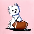 thumbnail image 3 of CafePress - Westie Football Star - Women's Nightshirt, 3 of 4