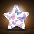 thumbnail image 2 of WOBOGO Colorful Butterflies LED Star Night Light 0.2 Watt Wall Plug Dusk to Dawn Auto Switch Adjustable Brightness Soft White Light, 2 of 6