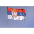 thumbnail image 3 of Bandera de Serbia Boolavard 90 x 150 cm, impermeable, doble cara, 3 of 7