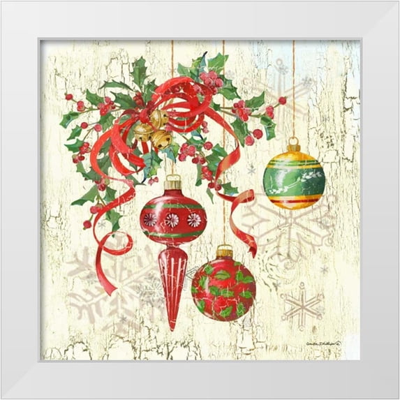 Phillips, Anita 15x15 White Modern Wood Framed Museum Art Print Titled - Ornaments I