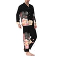 thumbnail image 2 of Fotbe Baker Gnome Pijama de Hombre con Estampado de Manga Larga, Conjunto de 2 Piezas, Ropa de Dormir Suave y Cómoda con Bolsillos-XX-Large, 2 of 7