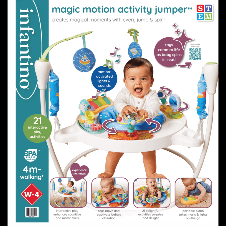 Infantino Magic Motion Activity Jumper: Space-Themed Adventure for
