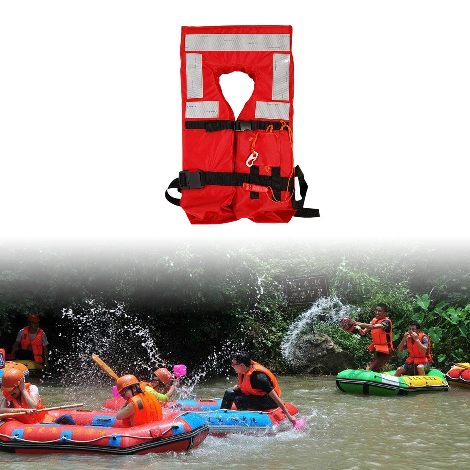 Marine Life Jacket Swim Vest Buoyancy Float Lightweight Oxford Cloth for Adults General Fishing Boating