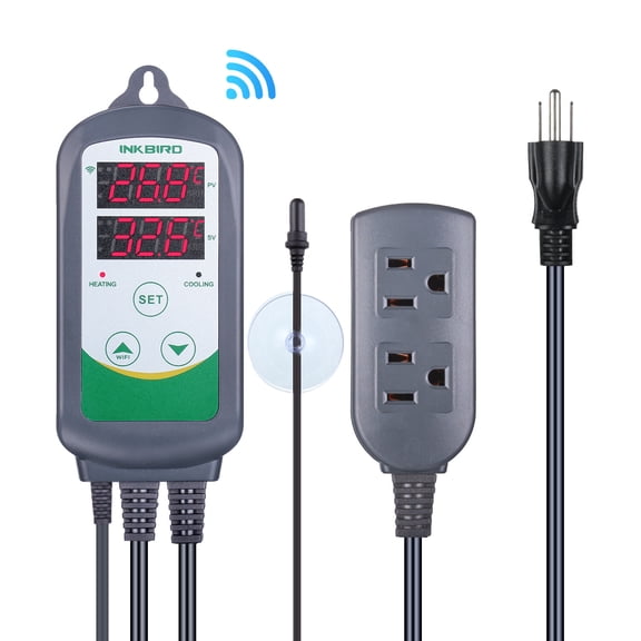 Temperature Controller ITC-308 WIFI Heat Cool Thermostat Waterproof Probe Sensor