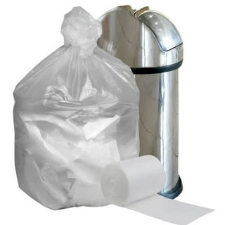 Kitcheniva Clear Plastic Trash Garbage Bags 48 Pack - 4 Gal, 48 Pack/ 4 Gal  - Foods Co.