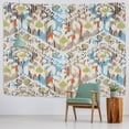 thumbnail image 7 of FHENF Floral Tapestry, Retro Botanical Tapestry for Inhouse, 7 of 7