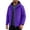 Purple, variant on Sahpxhe Men's Hooded Softshell Jacket Waterproof Windbreaker Zip Up Warm Puffer Jackets Winter Travel Hiking Outerwear Purple S
