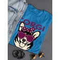 thumbnail image 3 of Corgi Mama T-Shirt Women -Image by Shutterstock, Female Small, 3 of 4