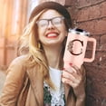 thumbnail image 6 of Monogrammed 40oz Tumbler with Handle for Women, Personalized Birthday Gifts for Women,Initial Cups for Woman Pink Letter C,Customized Gifts for Female Lady Gift for Mothers Day Christmas, 6 of 7