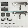 thumbnail image 2 of Whirlpool Dishwasher Upper Rack Adjuster Kit W10712395, 2 of 4