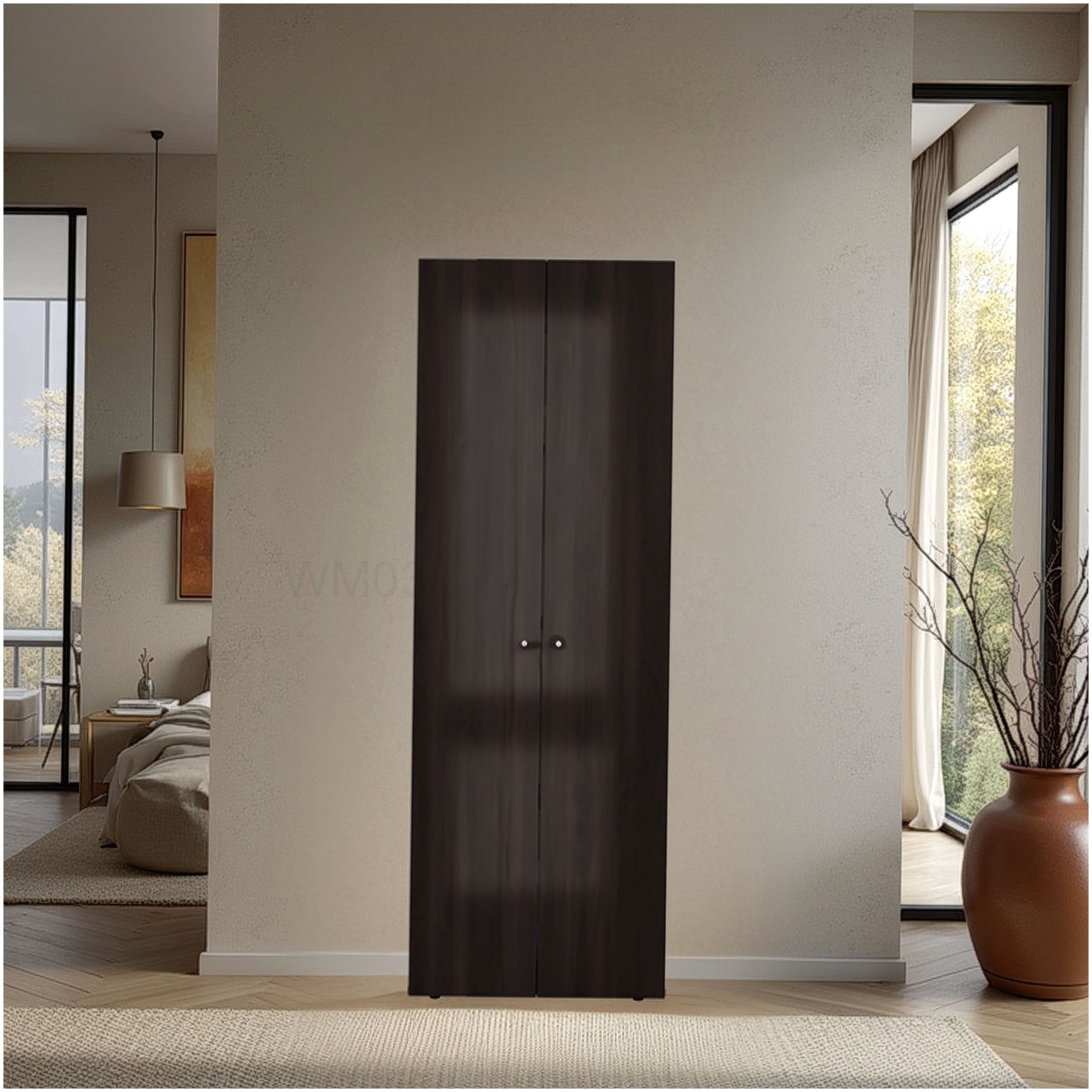 Acme Furniture, Cargo Wardrobe, Gunmetal 60