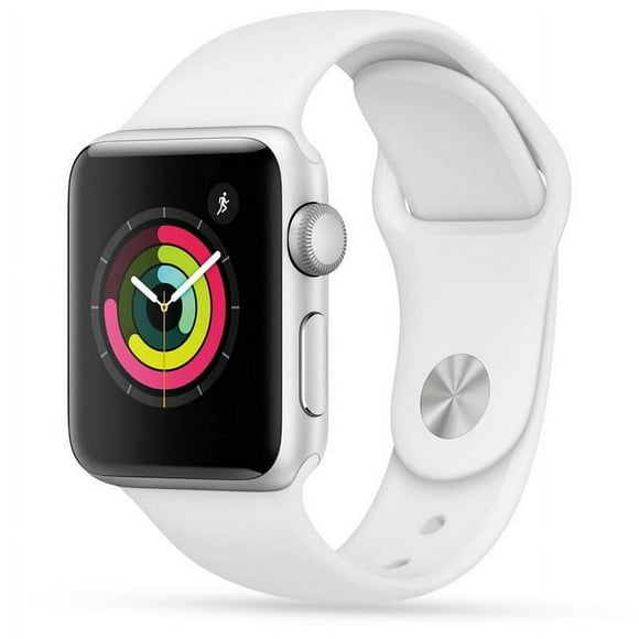 Apple Watch Series 3 (GPS + Cellulaire) 42 mm l Certifié Reconditionné Boîtier en Aluminium l Blanc