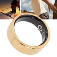 thumbnail image 1 of Step Counting Ring, Comfortable Wear Sleep Aid Music 18mAh Li Battery  Control IP68 Water Proof Smart Sports Ring  for Daily Life and Exercise Size 6 16.5mm / 0.65in,Size 7, 1 of 7