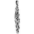 thumbnail image 2 of Large 2 3/16 inch Sterling Silver Tribal Lines Pendant for Men Diamond-Cut Oxidized finish NO Chain, 2 of 3
