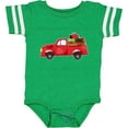 thumbnail image 3 of Inktastic Christmas Red Vintage Truck with Presents Boys or Girls Baby Bodysuit, 3 of 5