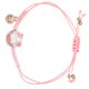 thumbnail image 2 of Pulsera trenzada de gato tejida a mano para amigos y niños (rosa), 2 of 8