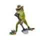 thumbnail image 5 of Estatua de rana, figura de animal, regalo decorativo, adorno de obra de arte verde coleccionable Pala, 5 of 9