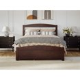 thumbnail image 6 of AFI Warren Full Wood Platform Bed with Headboard Footboard & 2 Storage Drawers, Walnut, 6 of 15