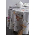 thumbnail image 4 of Maison d' Hermine Equinoxe - Grey 100% Cotton Tablecloth for Kitchen Dining | Tabletop | Decoration | Parties | Weddings | Spring/Summer (Round, 69 Inch)., 4 of 5